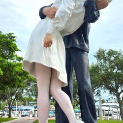 Unconditional Surrender, statue sur le Bayfront de Sarasota