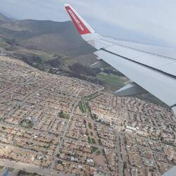 Abflug aus La Serena