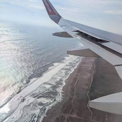 Landeanflug über Arica