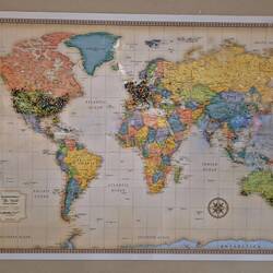 Seine Kunden auf der Weltkarte