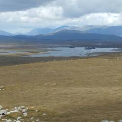 L'un des fameux lacs du Connemara