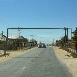 Gasleitungen über die Straße