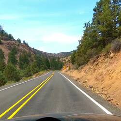 Fahrt durch den Canyon