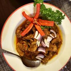 Stir Fried Pork with Chilli, Lemongrass