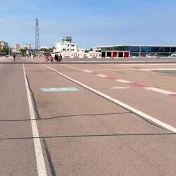 Flughafen Rollfeld in Gibraltar