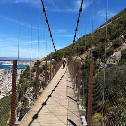 Hängebrücke, Rock of Gibraltar