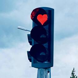 Ampel❤️ gibt es nur in Akureyri