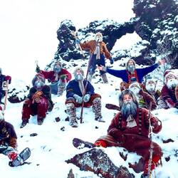 Jährliche Feste in den schwarzen Burgen
