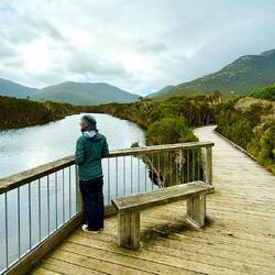 View from the Loo-Errn track along the river