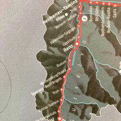 Heute: Bonaduz - Ilanz - Disentis / mit Extraschlaufe über Oberdutjen