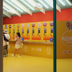 Selbstbedienung Bierzapfanlage / Self service beer drawing machine