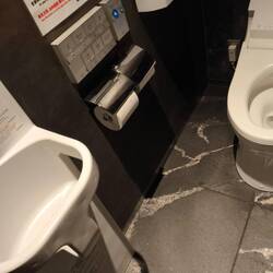 Toilette mit Kindersitz