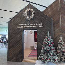 Weihnachtshaus mit Sauna