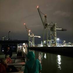 Lichterfahrt im Hamburger Hafen