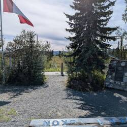 Grenze Alaska Yukon 141 längengrad