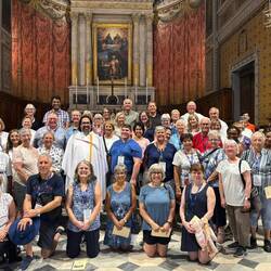 The shepherd and his sheep!