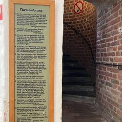 Aufgang Treppe zur Turmkanzel