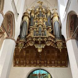 Bedeutendste Barockorgel Norddeutschlands. 1659 Lübecker Orgelmeister Friedrich Stellwagen