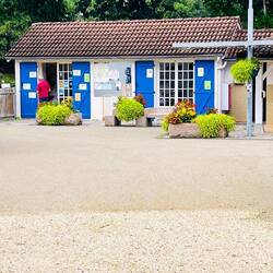 Oficina de recepción del camping