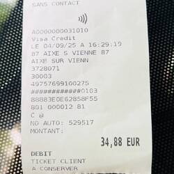 Esto es lo que pagamos por el camping x 2 noches + 10€ de reserva