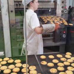 Pastel de nata auf dem Weg