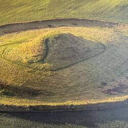 Maeshowe cain surrounded by a ditch