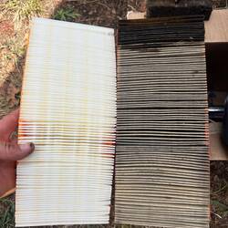 Luftfilter neu und alt