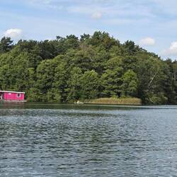 Hausboote auf dem grossen Lychensee