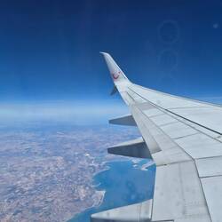 Landeanflug nach 4.5h