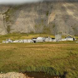The Viking village movie set