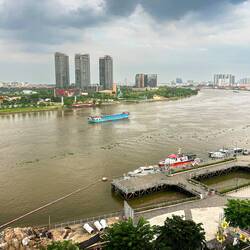 View from the rooftop bar.