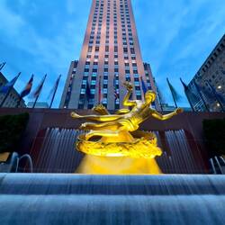 Prometeus vor dem Rockefeller Center