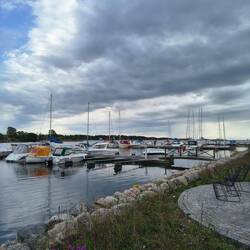 Blick vom Stellplatz