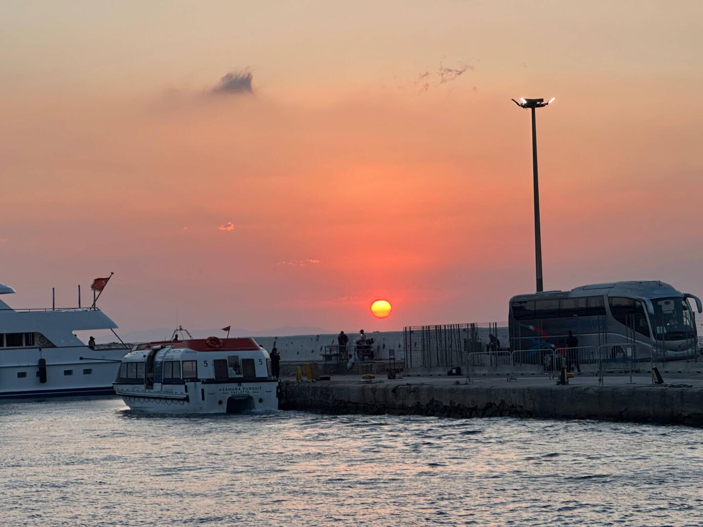 Sunset over Mykonos