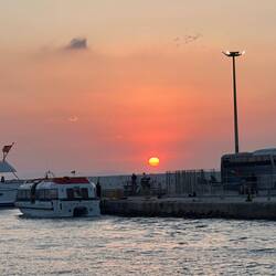 Sunset over Mykonos