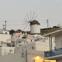 Windmill on a hill on the Windy Island