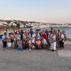 Group shot at Mykonos