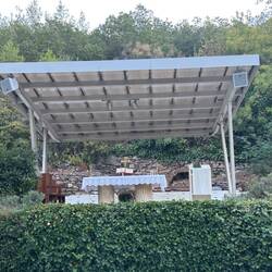 The grotto where we held our outdoor mass