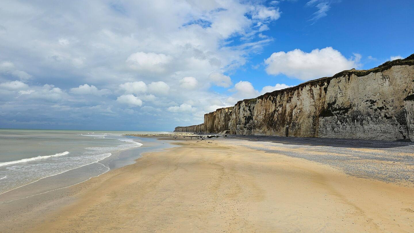 Am Strand von Veules-les-Roses