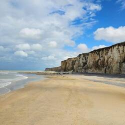 Am Strand von Veules-les-Roses