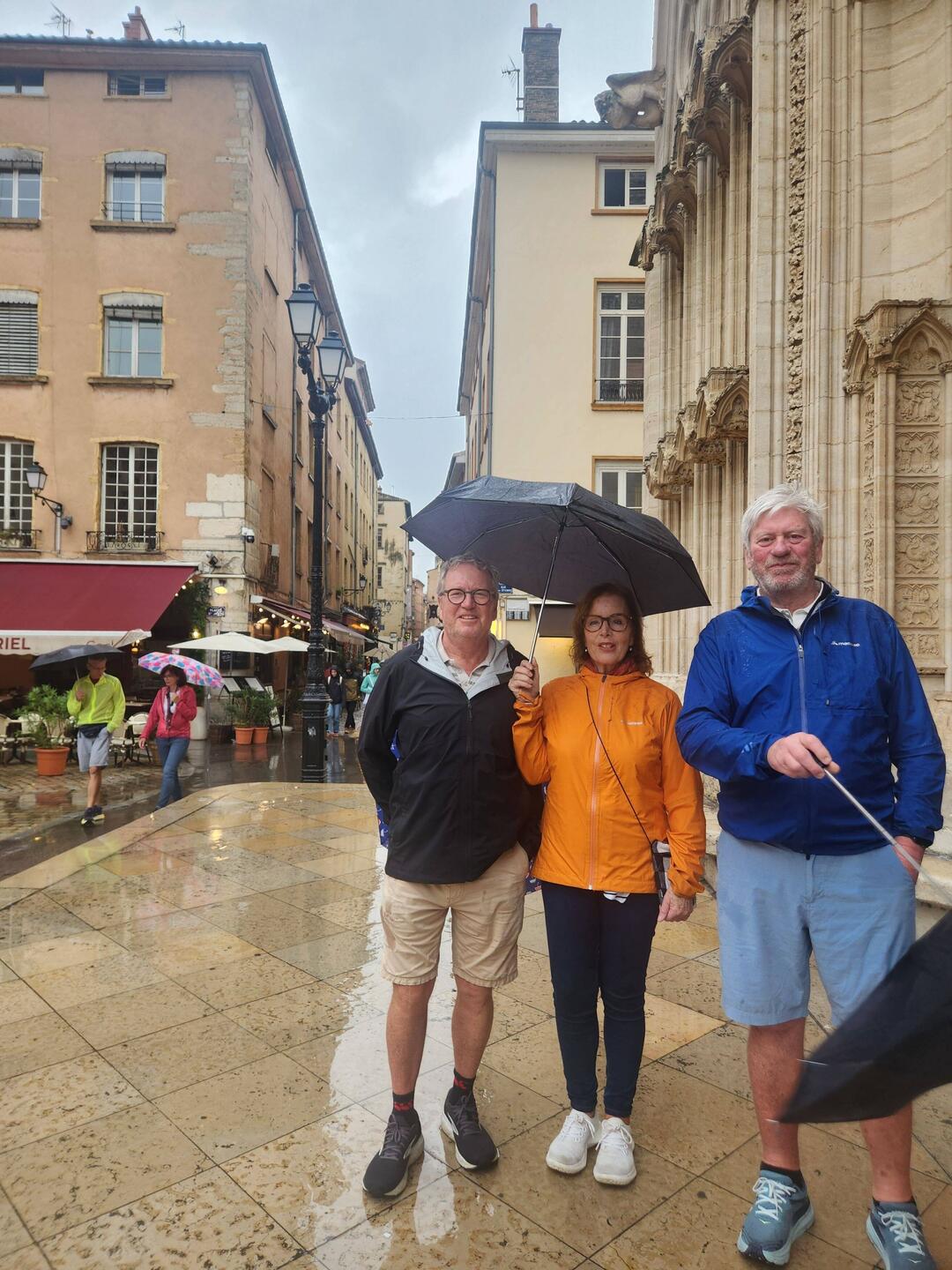 A little bit of rain in Lyon