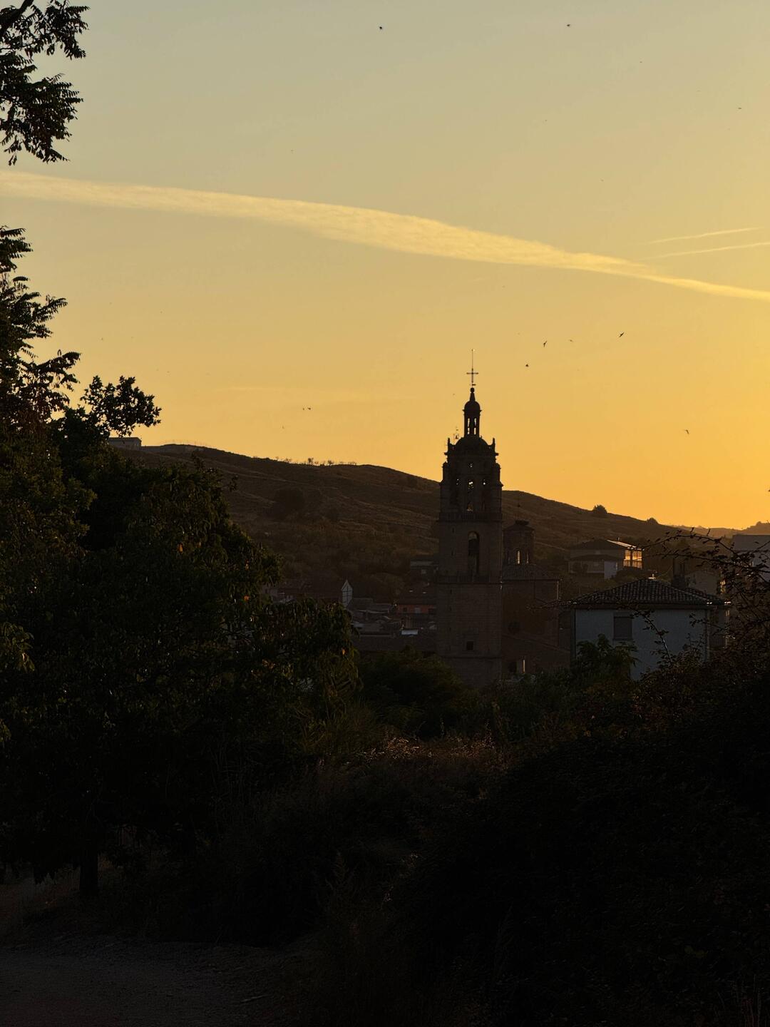 Blick zurück auf Los Arcos