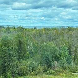View from Visitor Center, only picture of Wisconsin