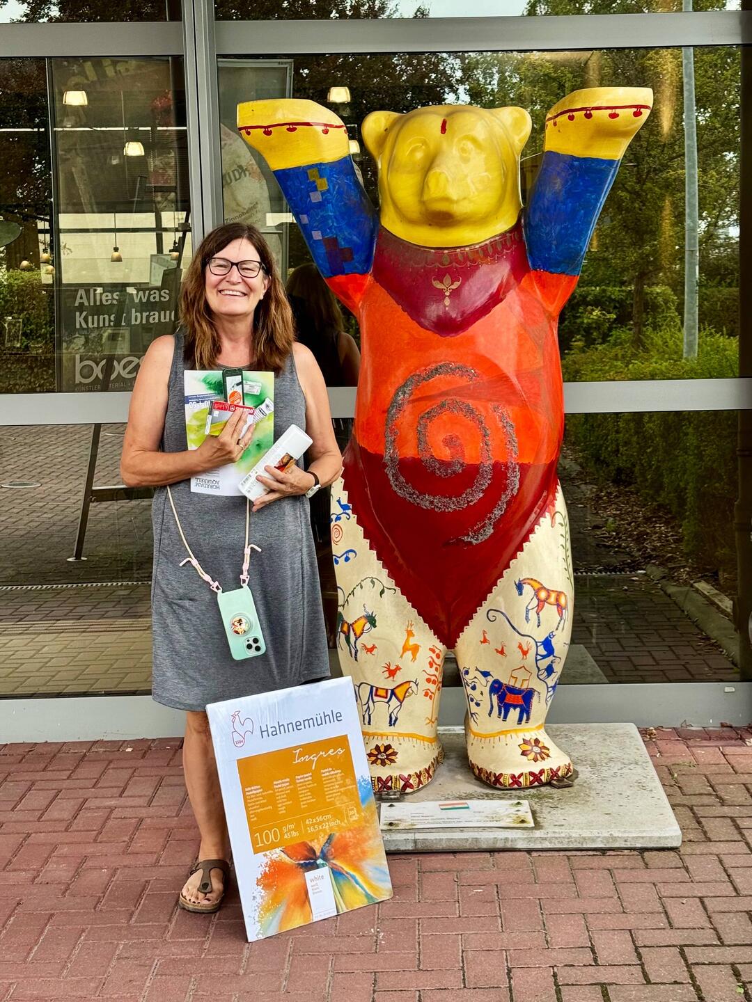 Künstler Bedarf bei Boesner in Berlin (natürlich nur das allernötigste 😀)