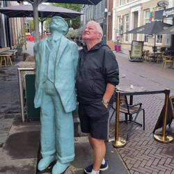 Was sehen die beiden nur hier oben?