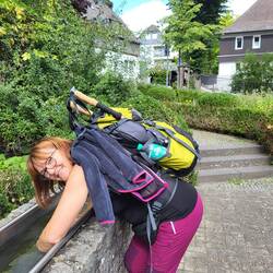 Kneippanlage, leider nur ein Becken für die Arme.