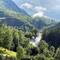 Blick auf den Wasserfall von CP
