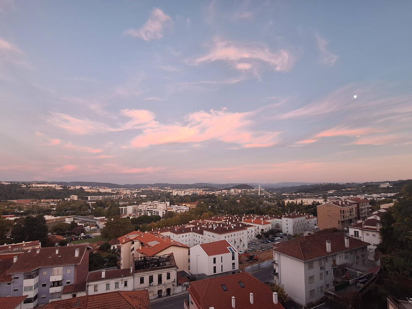 Sunset from our condo balcony