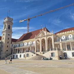 University tour - main square and clocktower