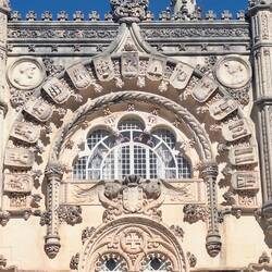 Close-up of the detail around the window